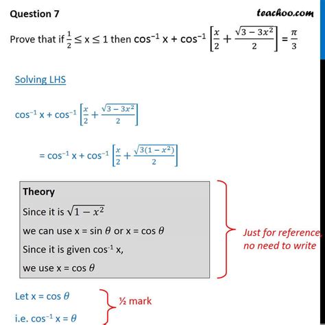 Prove Cos X Cos X Root X Pi Teachoo