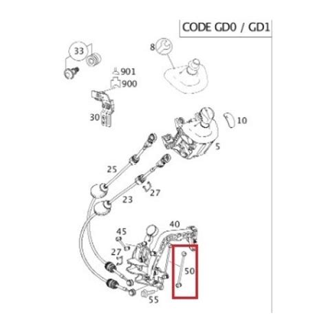 Conector Cablu Schimbator Viteze Mercedes VITO W639 Bronz EMAG Ro