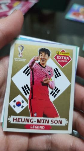 Figurinha Extra Heung Min Son Ouro Gold Copa 2022 Legend em Paraná