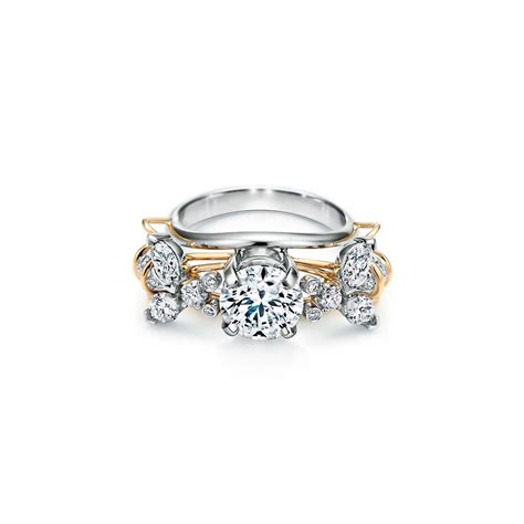 Tiffany And Co Schlumberger® Two Bees Engagement Ring In Platinum And