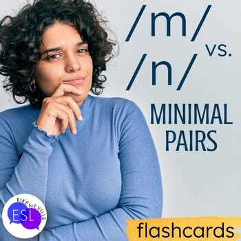 M N Minimal Pair FLASHCARDS For Adult ESL Pronunciation By Rike Neville