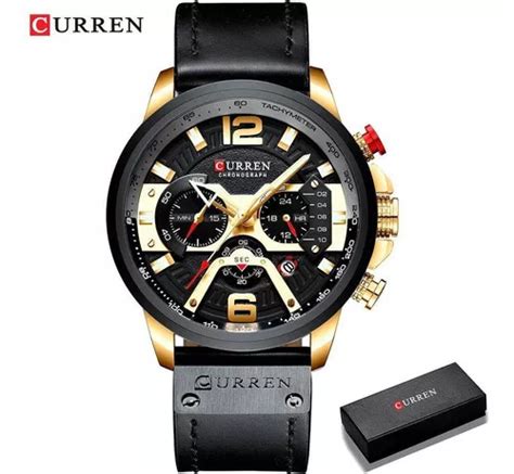 Relógio Masculino Curren 8329 Original De Luxo Pronta Entreg Cor Da