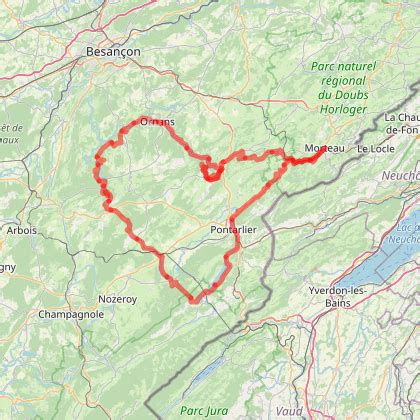 Circuit Cyclo Entre Vall Es Lacs Et Canyons