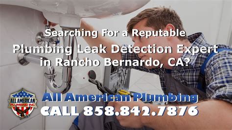 Plumbing Leak Detection Rancho Bernardo Youtube