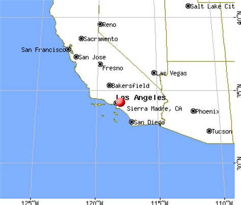 Sierra Madre California Map – Map Vector