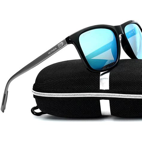 Men Classic Square Bright Polarized Sunglasses Travel Casual Driving