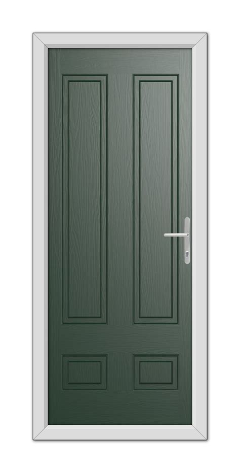 Green Aston Solid Composite Door 48mm Timber Core