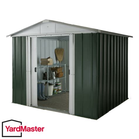 YardMaster 8x7 GEYZ Emerald Deluxe Apex Metal Shed A1 Sheds