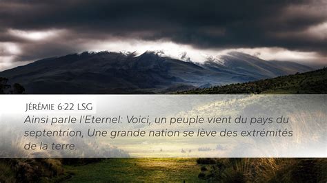 Jérémie 6 22 LSG Desktop Wallpaper Ainsi parle l Eternel Voici un