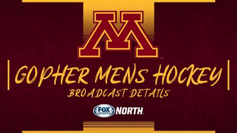 FOX Sports North announces extended Gophers men's hockey broadcast ...