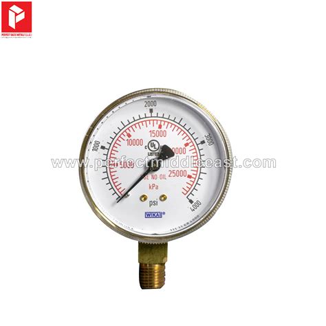 Pressure Gauge Oxygen - Perfect Oasis Metals LLC