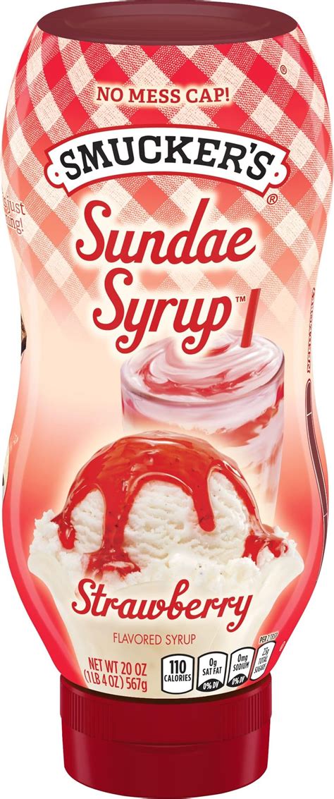 Smuckers Sundae Syrup Caramel Flavored Syrup 20 Ounces