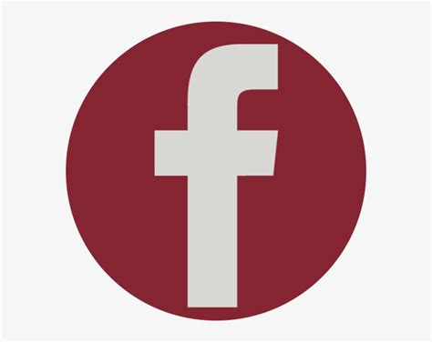 Facebook Logo Red Circle Facebook Logo Transparent Png X