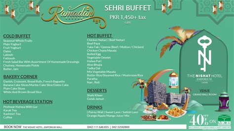 Ramzan At Emporium Mall Best Sehri Iftar Buffet In Lahore