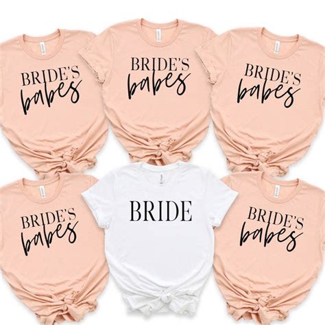 Bridal Party Shirts Youll Love Etsy