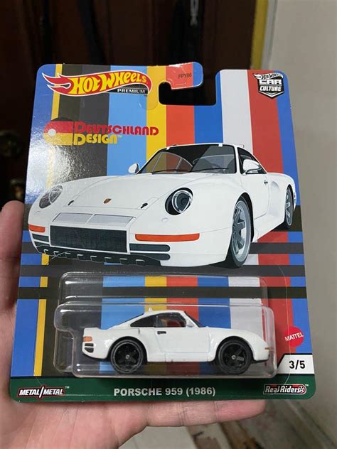 Hot Wheels Premium Car Culture Porsche 959 1986 Deutschland Design Hotwheel Toys Games