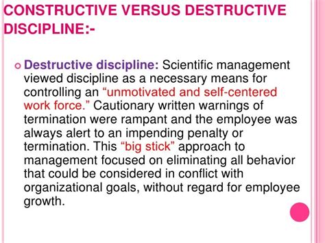 Discipline