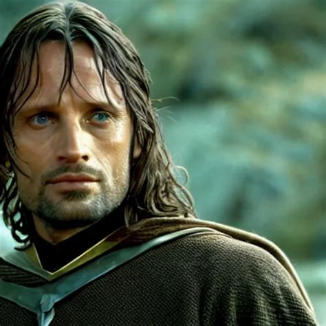 A Still Of Aragorn On Star Trek Sharp Focus High Stable Diffusion