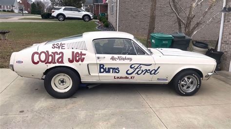 Rough 1968 Ford Mustang Flexes Cobra Jet Vibes Small Block Surprise Under The Hood Autoevolution