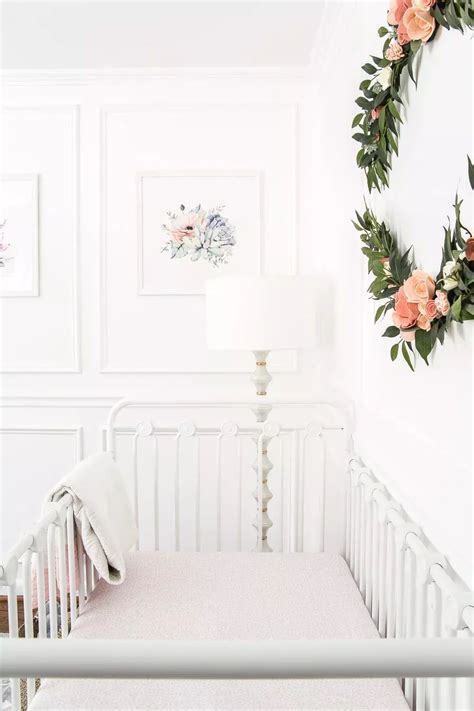 White Floral Nursery Makeover Reveal Artofit