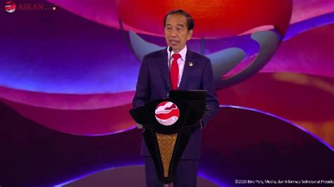 Resmi Buka Ktt Ke Asean Jokowi Saya Dan Seluruh Rakyat Indonesia