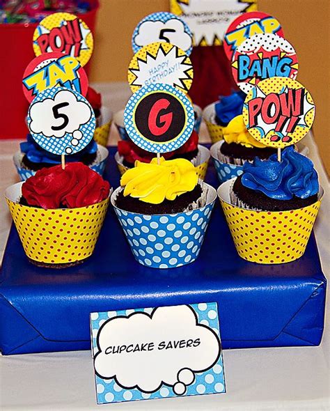 {Comic Inspired} Kids Superhero Party Ideas // Hostess with the Mostess ...