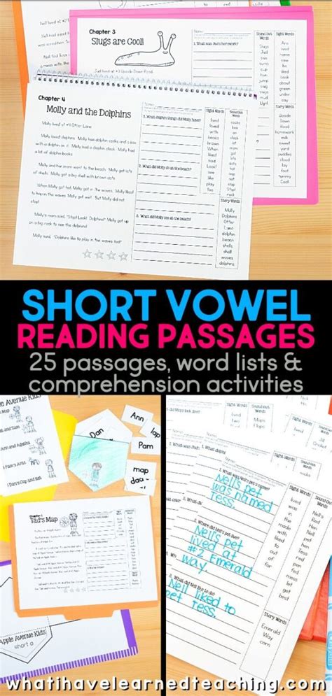 Short Vowel Phonics Passages