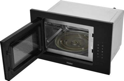 Встраиваемая микроволновая печь HAIER HMX-BTG259B, 25л, 900Вт, черный ...