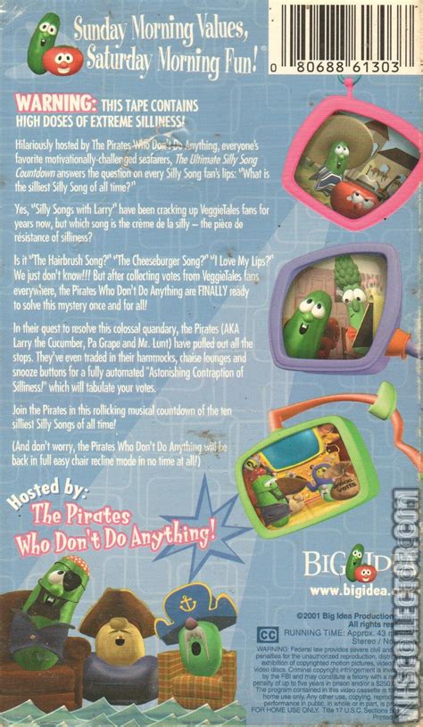 Veggietales The Ultimate Silly Song Countdown Vhscollector