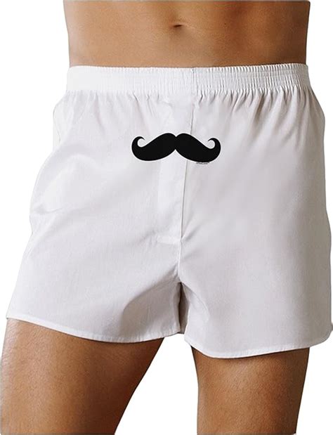 Tooloud Big Fancy Mustache Front Print Boxers Shorts Clothing