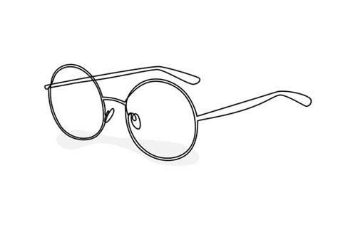 How To Draw Round Glasses Kamilahlomeli