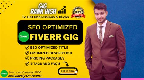 Write Seo Optimized Fiverr Gig Description Tags Title Profile Setup