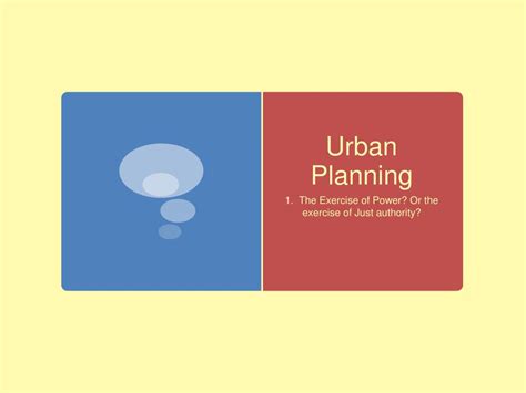 Ppt Urban Planning Powerpoint Presentation Free Download Id2659191