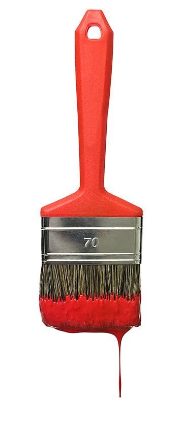 Paintbrush With Drop Brush Background White Vector Brush Background