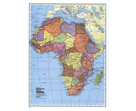 Detailed Map Of Africa With Countries