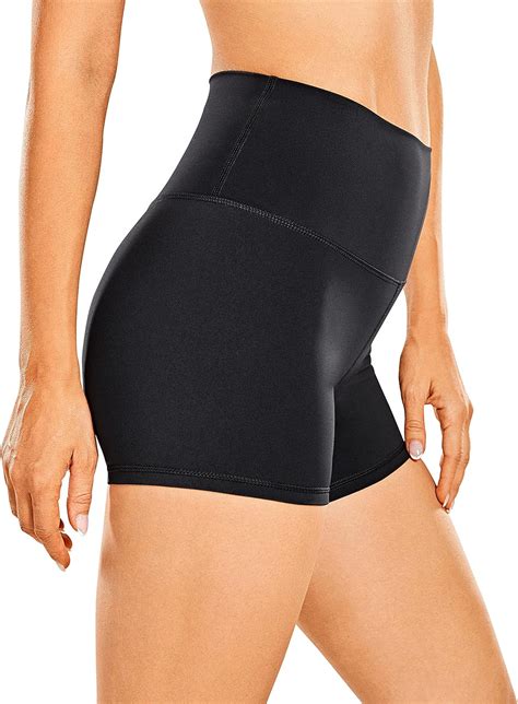 Crz Yoga Biker Shorts For Women High Waisted Shorts Yoga Running