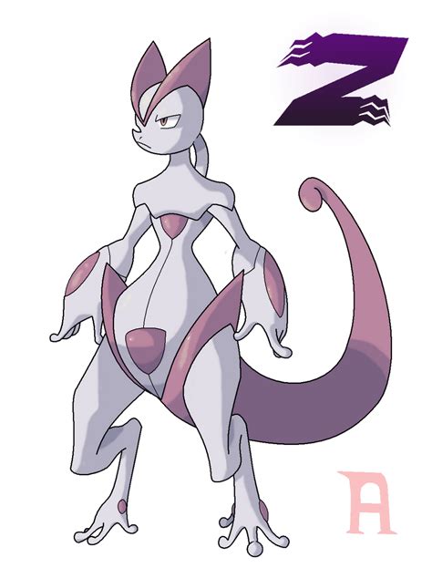 Mega Mewtwo Z By Floofhips On Deviantart