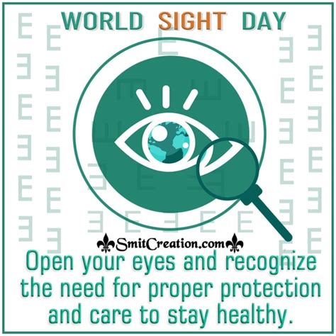 World Sight Day Quotes, Messages, Slogans, Wishes Images - SmitCreation.com