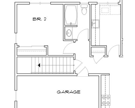 Cottage House Plan with 2 Bedrooms and 2.5 Baths - Plan 5261