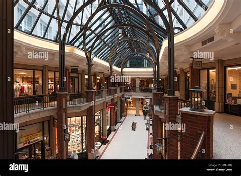 Inner Hall Levantehaus Shopping Mall Hamburg Germany Stock Photo Alamy