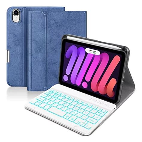 Funda Teclado iPad Mini 6 8 3puLG Retroiluminado Cuotas sin interés