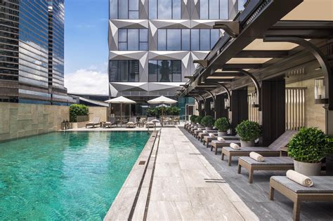 The St Regis Hong Kong Hotel Wan Chai Hong Kong The Verandah Pool And Bar Day Travoh