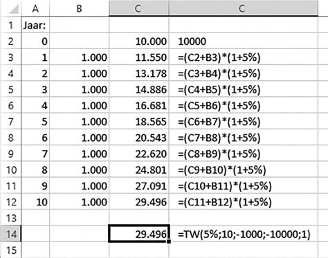 Je Rendement Berekenen In Excel Clickx