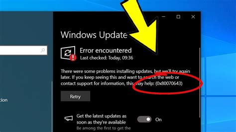 Fix Error Encountered X Windows Update How To Solve