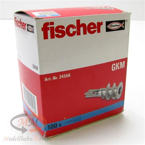 FISCHER Dübel 24556 Gipskartondübel GKM VPE 100 Stück NEU FIS