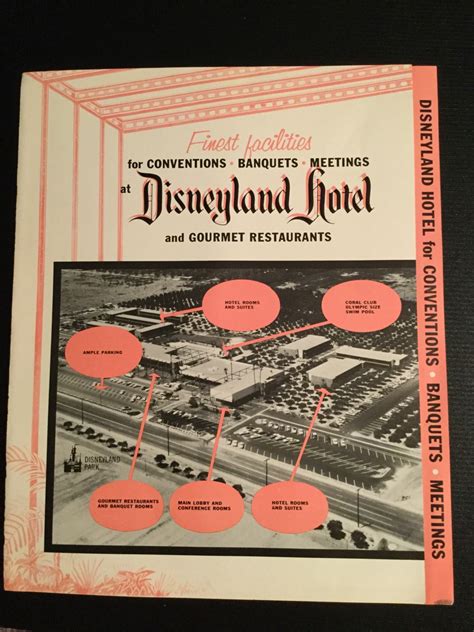 History Of Disney Parks In Documents — 1956 Disneyland Hotel Brochure