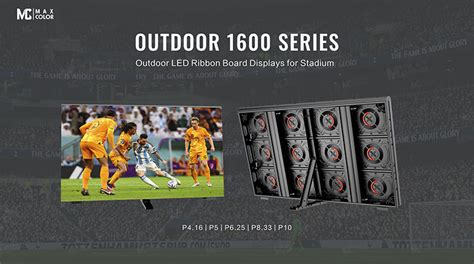 Outdoor Led Perimeter Led Screen For Stadium Maxcolorvisual