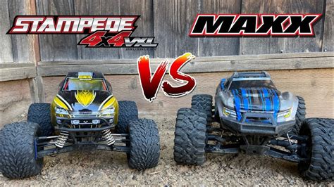 Traxxas Stampede X Vs Maxx Comparison Review Youtube