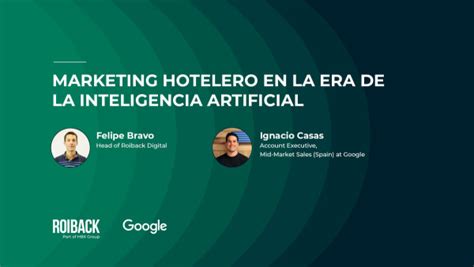 Webinar Marketing Hotelero En La Era De La Inteligencia Artificial