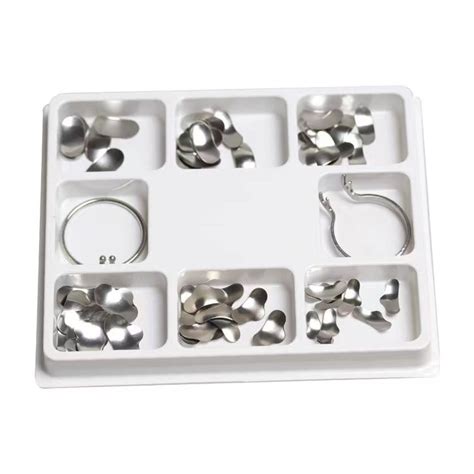 100PCS Full Kit Dental Matrix Sectional Contoured Metal Matrices No 1